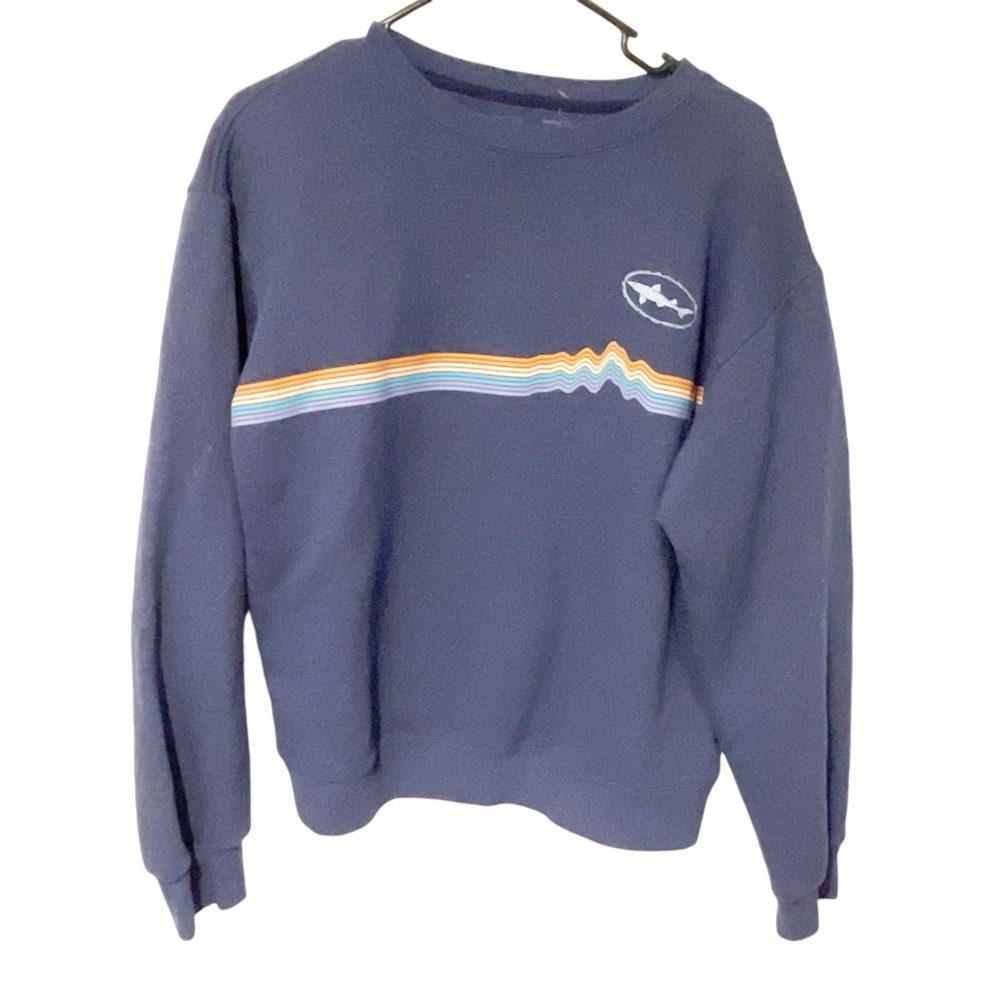 Patagonia‎ Women’s Medium Blue Ridge Rise Stripe Uprisal Crew Sweatshirt